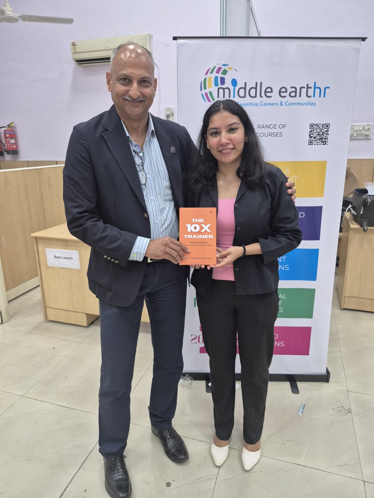 The 10X Trainer — book launch handover
